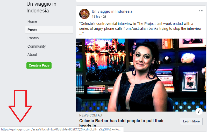 Celeste Bitcoin post - see redirect URL